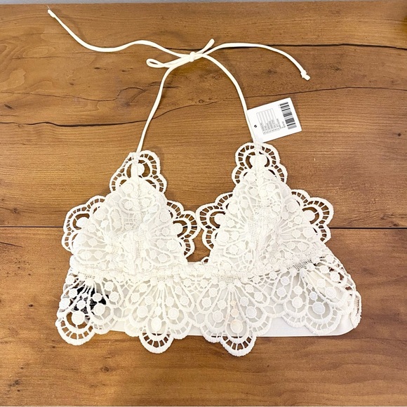 Urban Outfitters Out From Under Lace Bralette Ivory Size Small New W/ Flaws - Picture 1 of 12